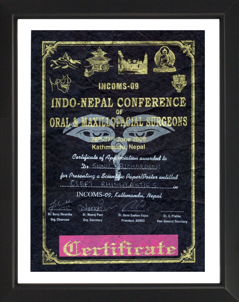 Indo -Nepal Conference-Certificate
