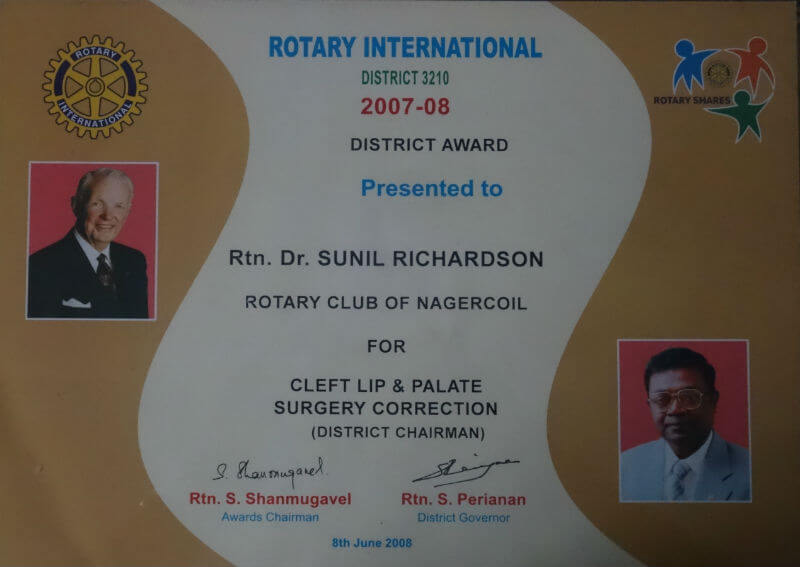 Certificate - India, 2008
