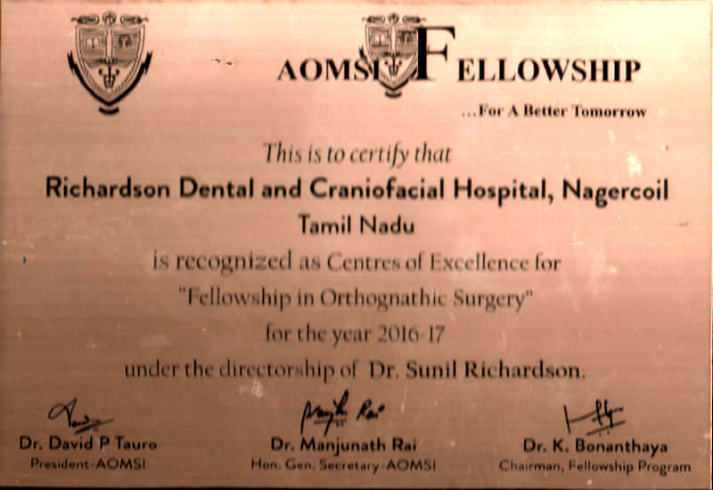 Certificate - Nagercoil, 2016