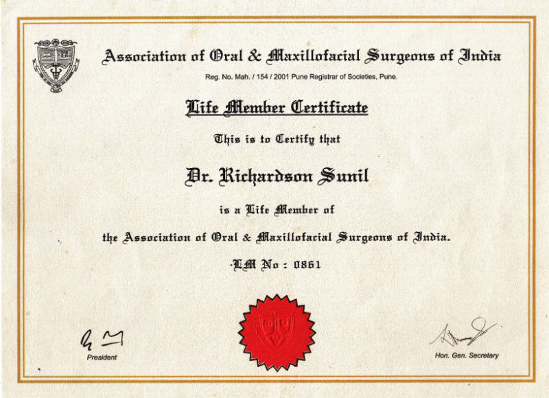 Certificate - Pune, 2017
