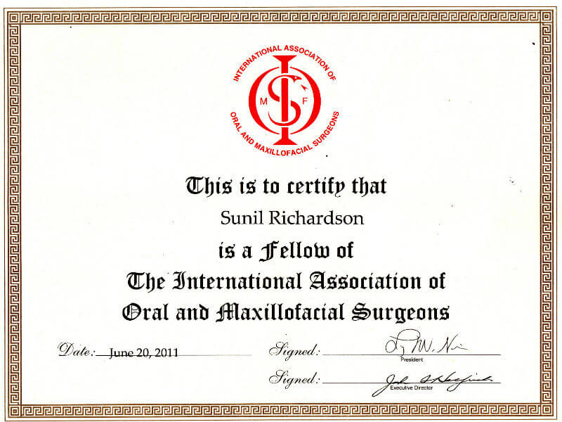 Certificate - USA, 2011