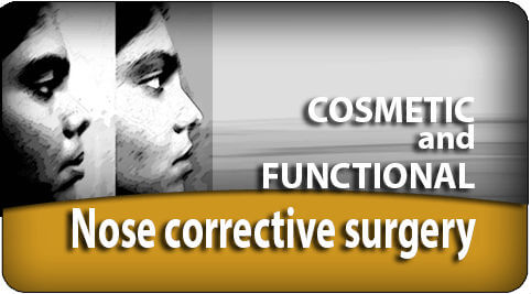 Cosmetic and functional nose corrective surgery in India