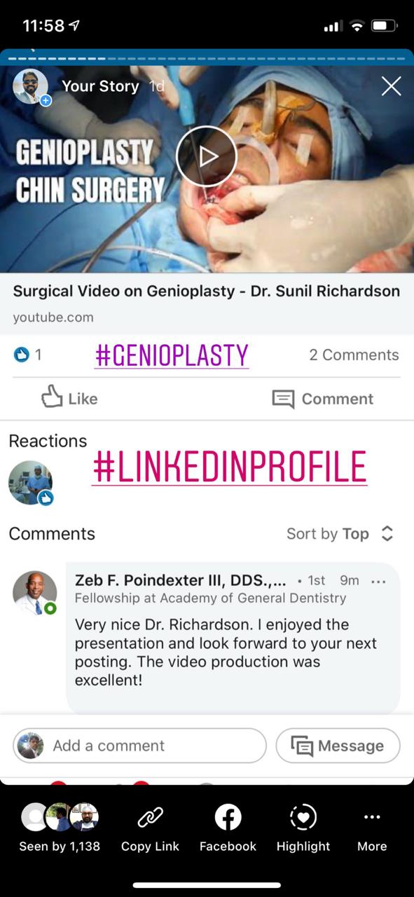 Instagram Reviews Genioplasty